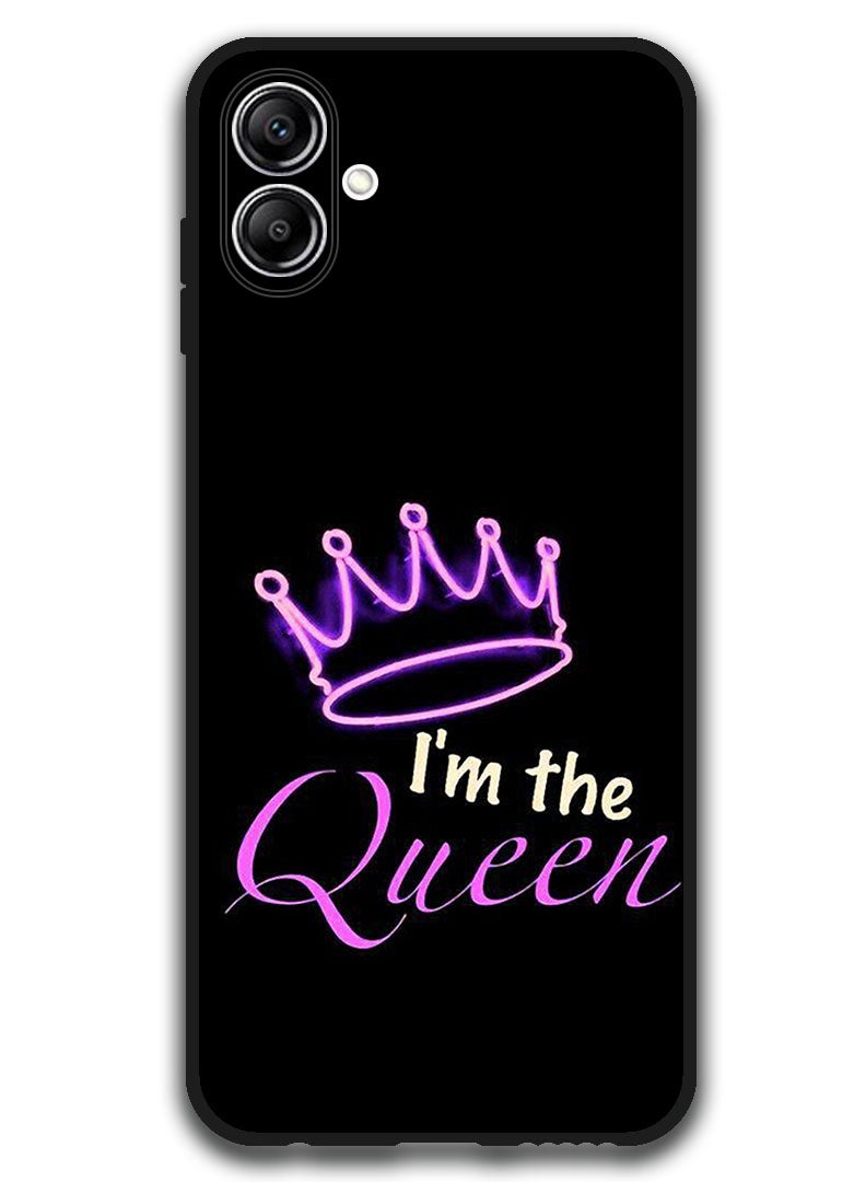 Theodor Case Compatible with Samsung Galaxy A07 6.7 Inch Protection Shockproof Bumper Cover I Am The Queen - Image 1